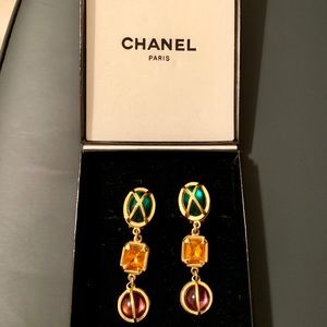 Chanel earrings. Fabulous statement earrings